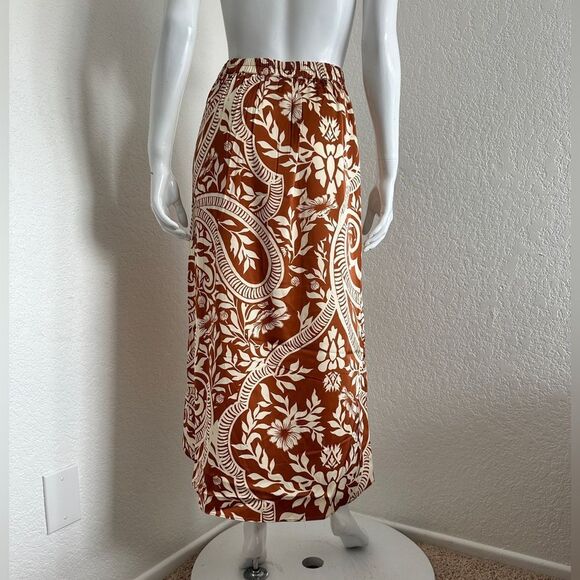 JOIE Skirt Pleated Front Ruffle Hem Faux Wrap Size XS • NEW WITH TAGS • - Picture 6 of 13